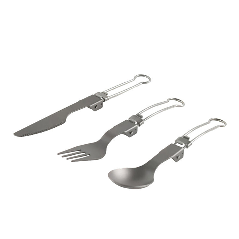 Titanium Knife Fork Spoon Folding Set