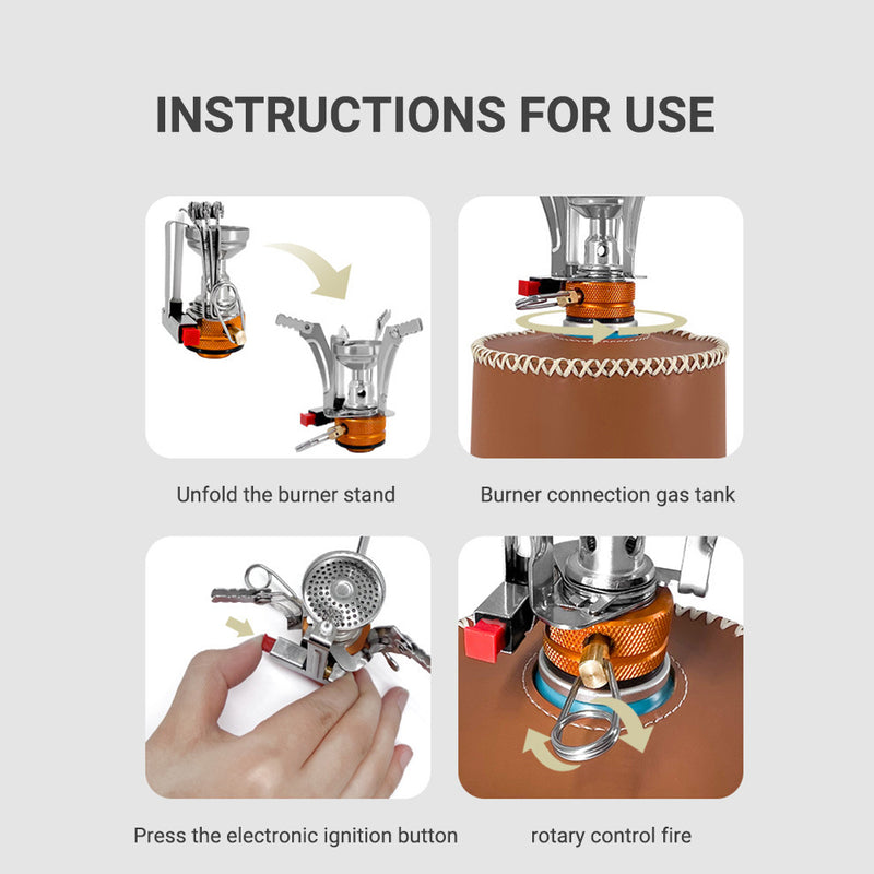 Portable Mini Folding Outdoor Camping Electric Stove Gas Stove