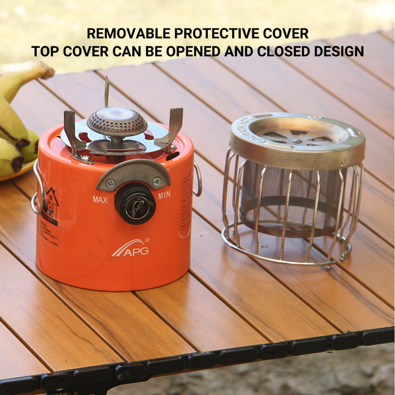 2 in 1 Portable Heater and Stove, Outdoor Camping Gas Stove Camp Tent Heater