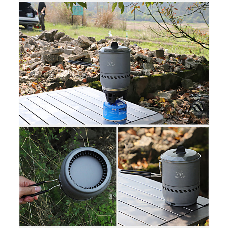 Backpack Camping Stove System, All in One Gas Outdoor Camping Stove（Gas Tank Not Included）