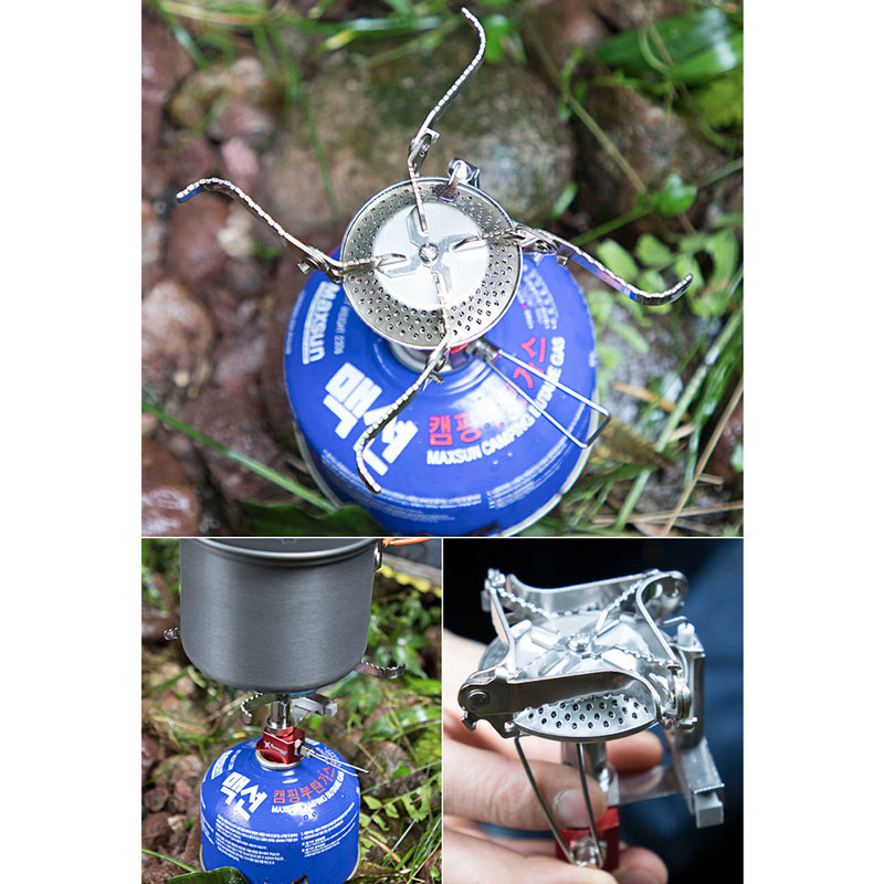 Integral Foldable Outdoor Camping Stove