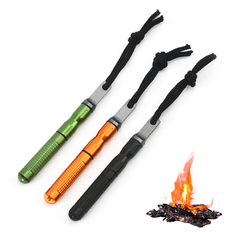 Outdoor Camping Multi-Functional Alloy Ignition Stone Rod Ignition Magnesium Rod