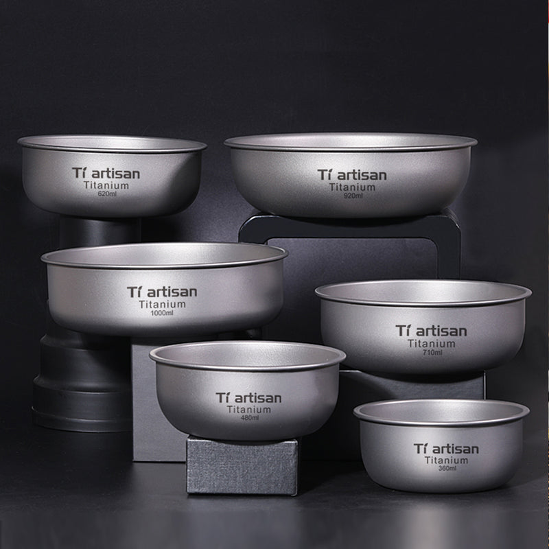 Pure Titanium Bowl Set