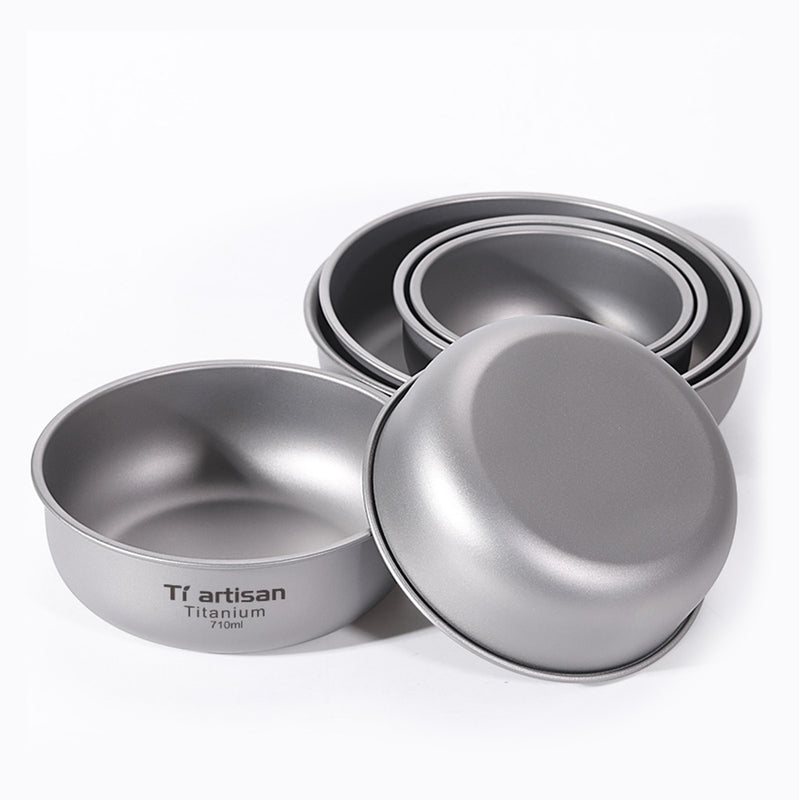 Pure Titanium Bowl Set