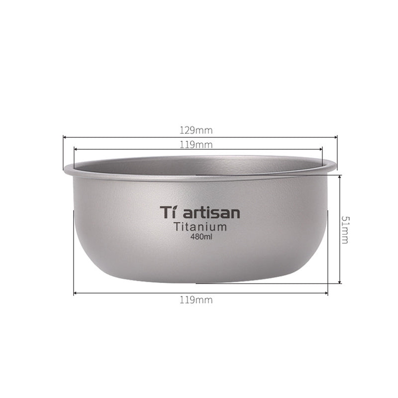 Pure Titanium Bowl Set