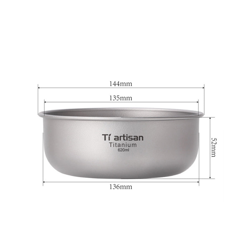 Pure Titanium Bowl Set