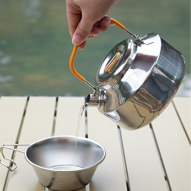 304 Stainless Steel Outdoor Camping Kettle