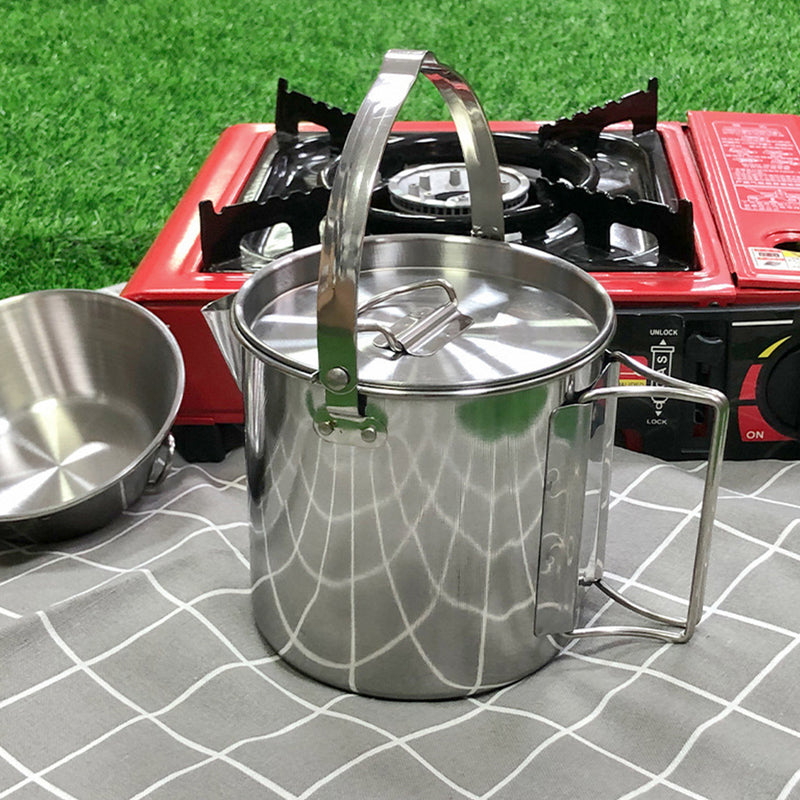430 Stainless Steel Outdoor Camping Kettle