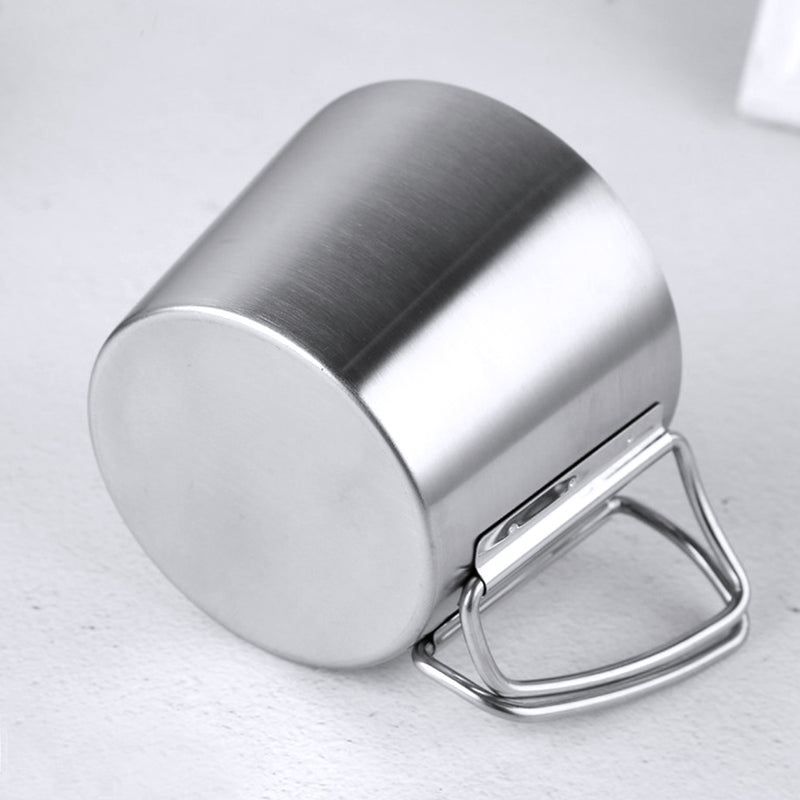 304 Stainless Steel Double Layer Coffee Cup