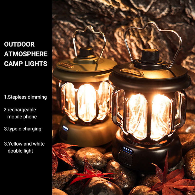 LED Retro Portable Camping Lamp