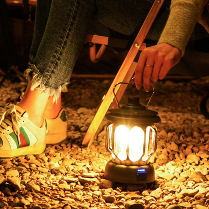 LED Retro Portable Camping Lamp