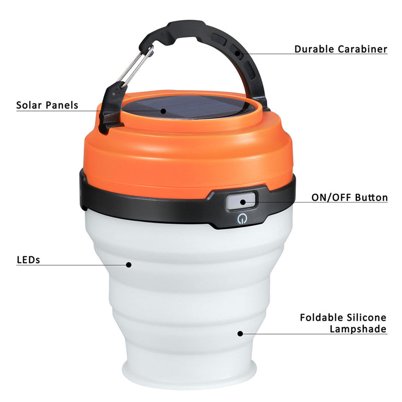 New Silicone Solar Camping Lamp